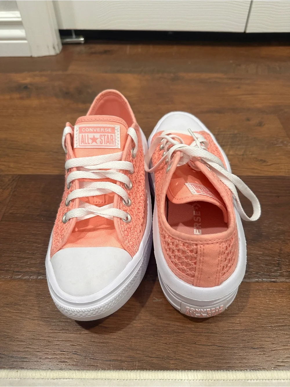 Converse Chuck Taylor All Star Move Platforms Crochet Sneakers - “Pink Phase”